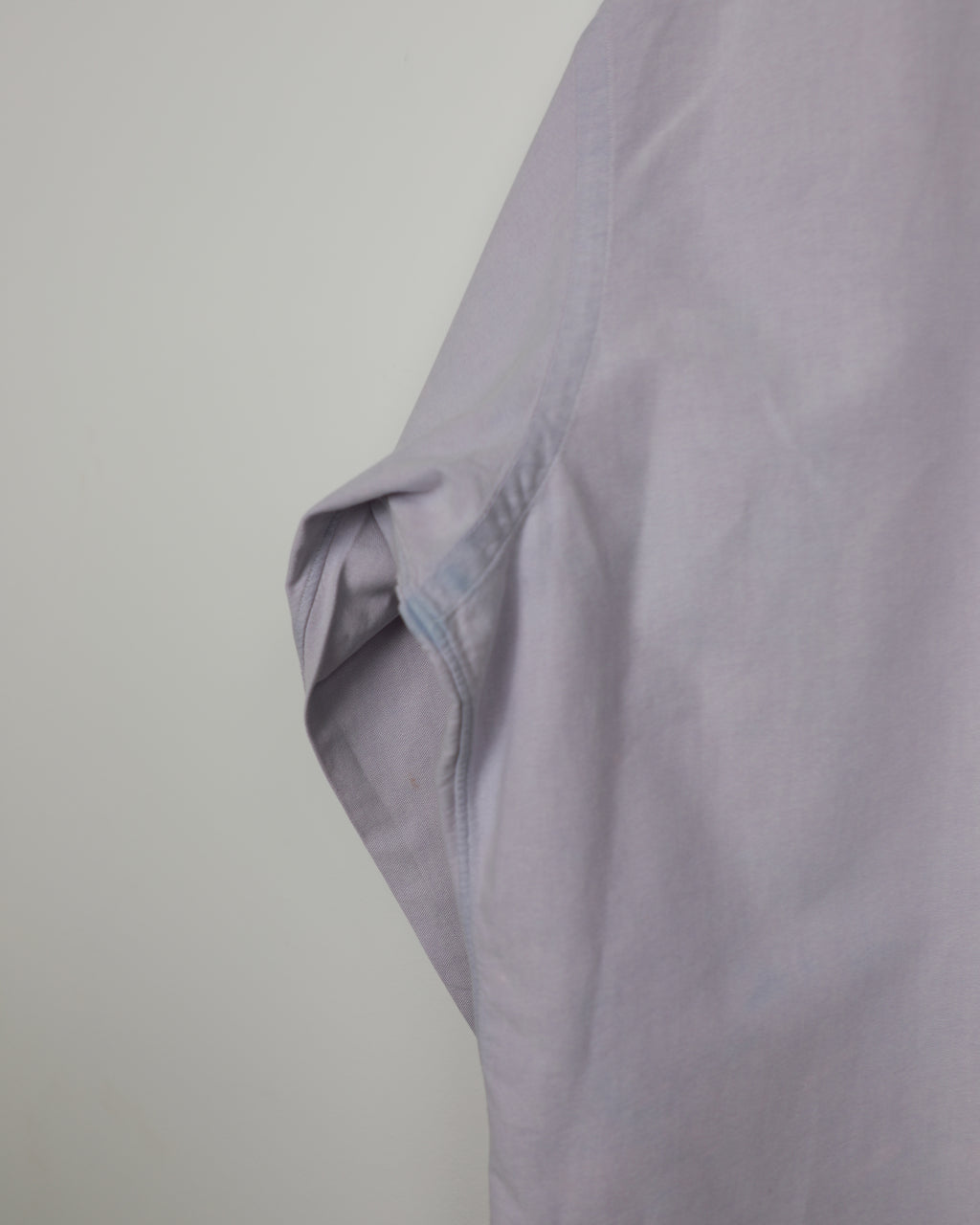 Cropped Ralph Lauren lilac striped shirt
