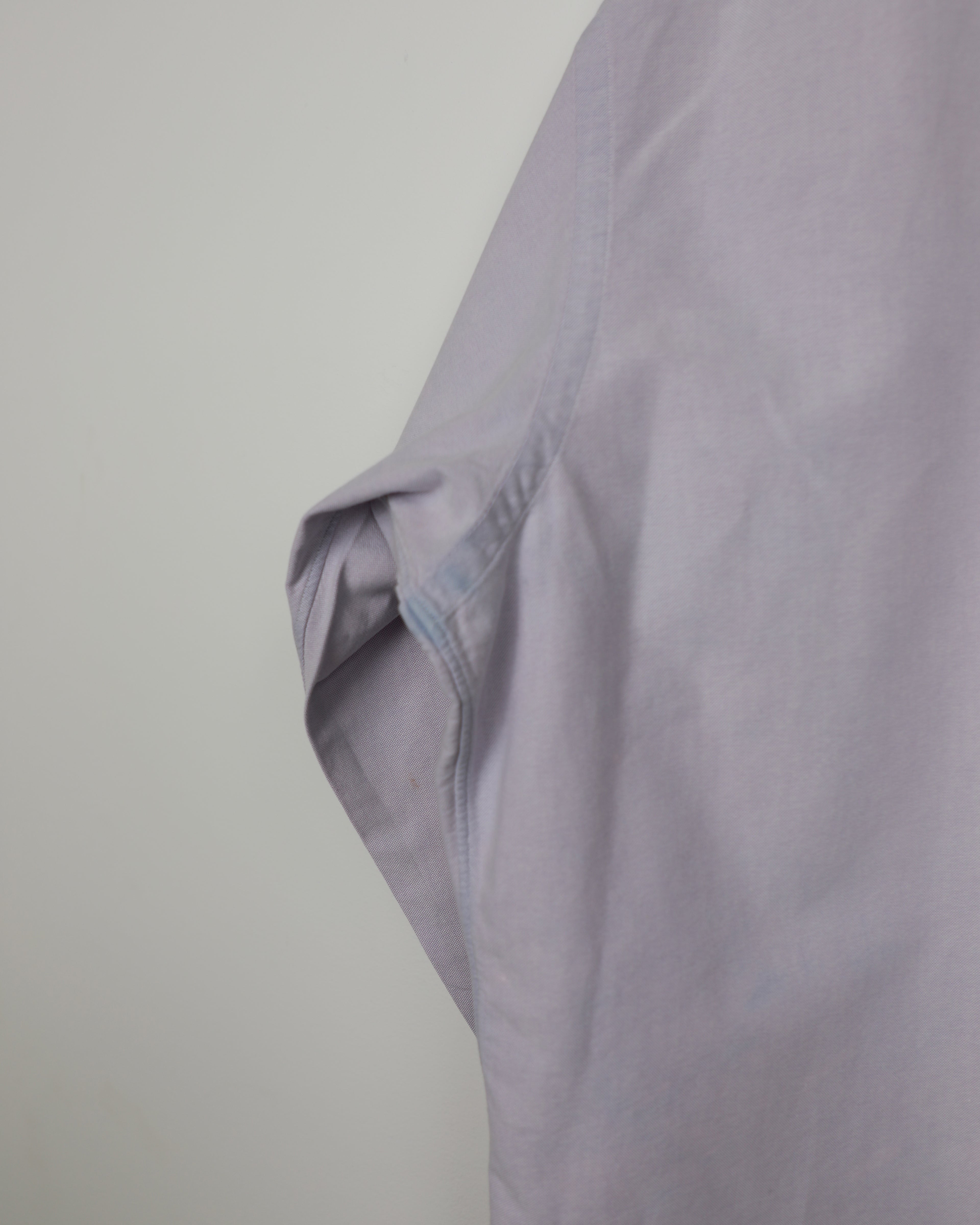 Cropped Ralph Lauren lilac striped shirt