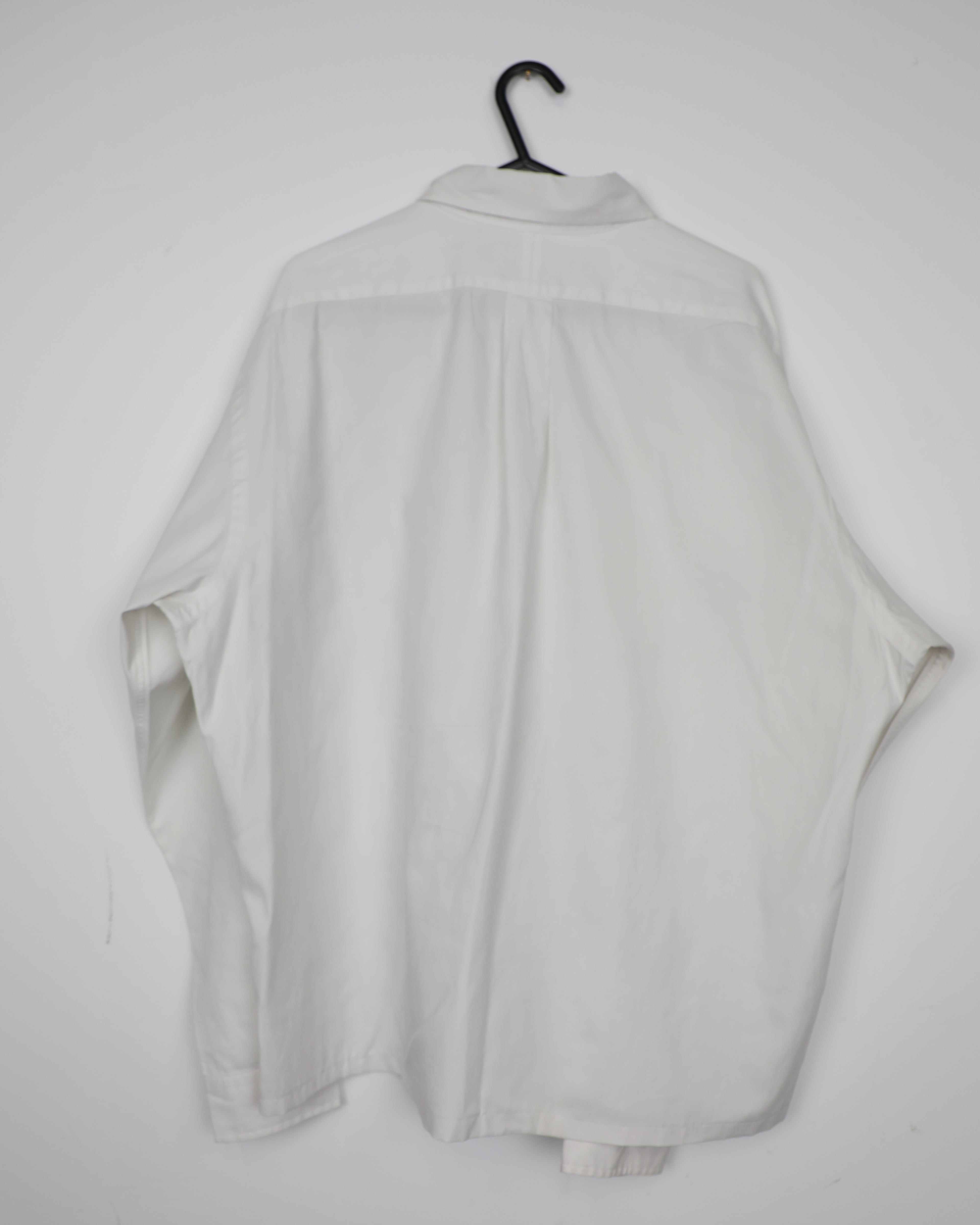 Cropped Ralph Lauren white and retro stripe shirt