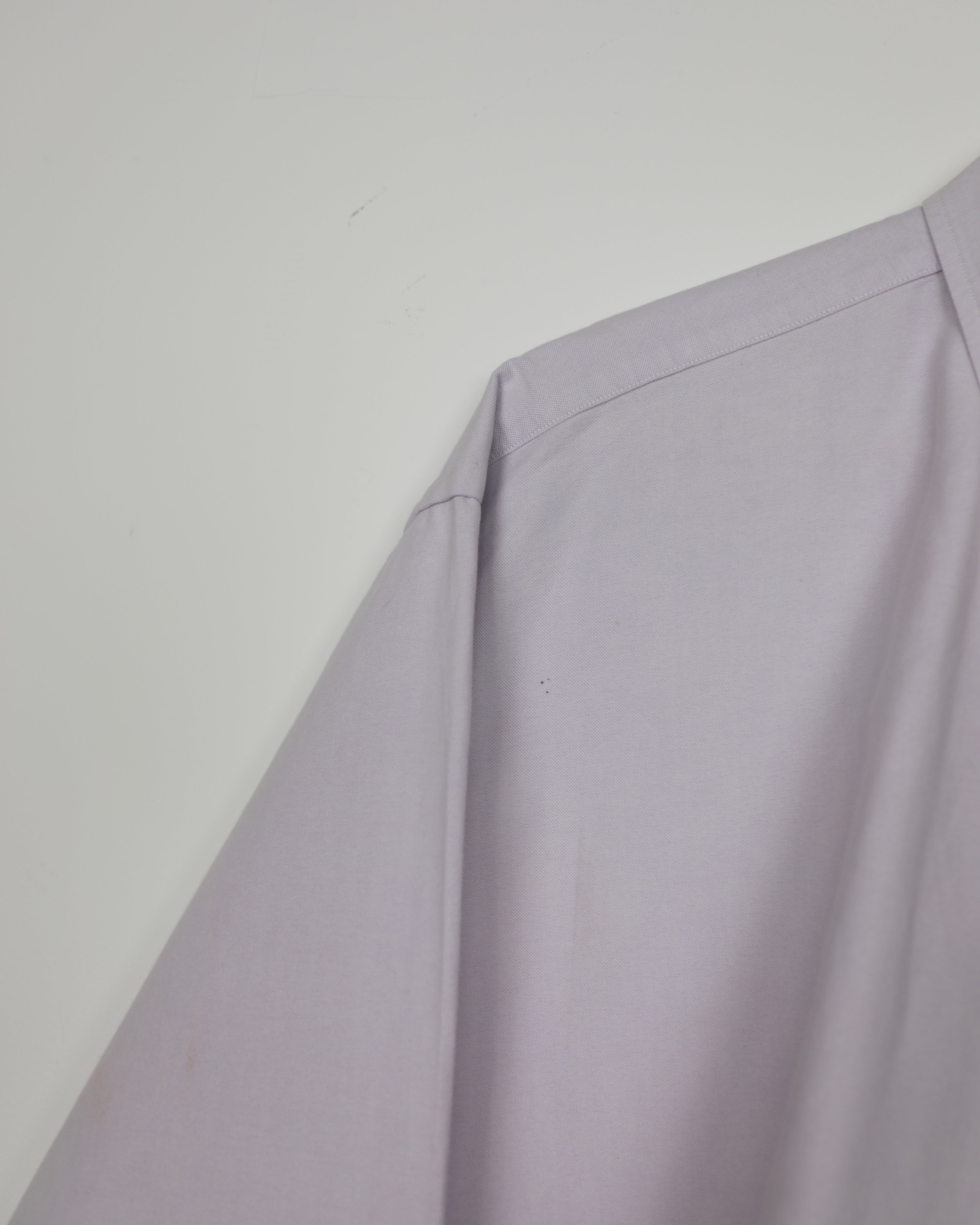 Cropped Ralph Lauren lilac striped shirt