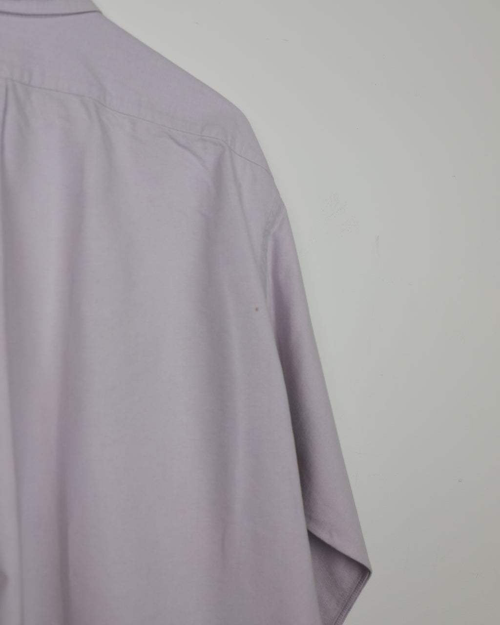 Cropped Ralph Lauren lilac striped shirt