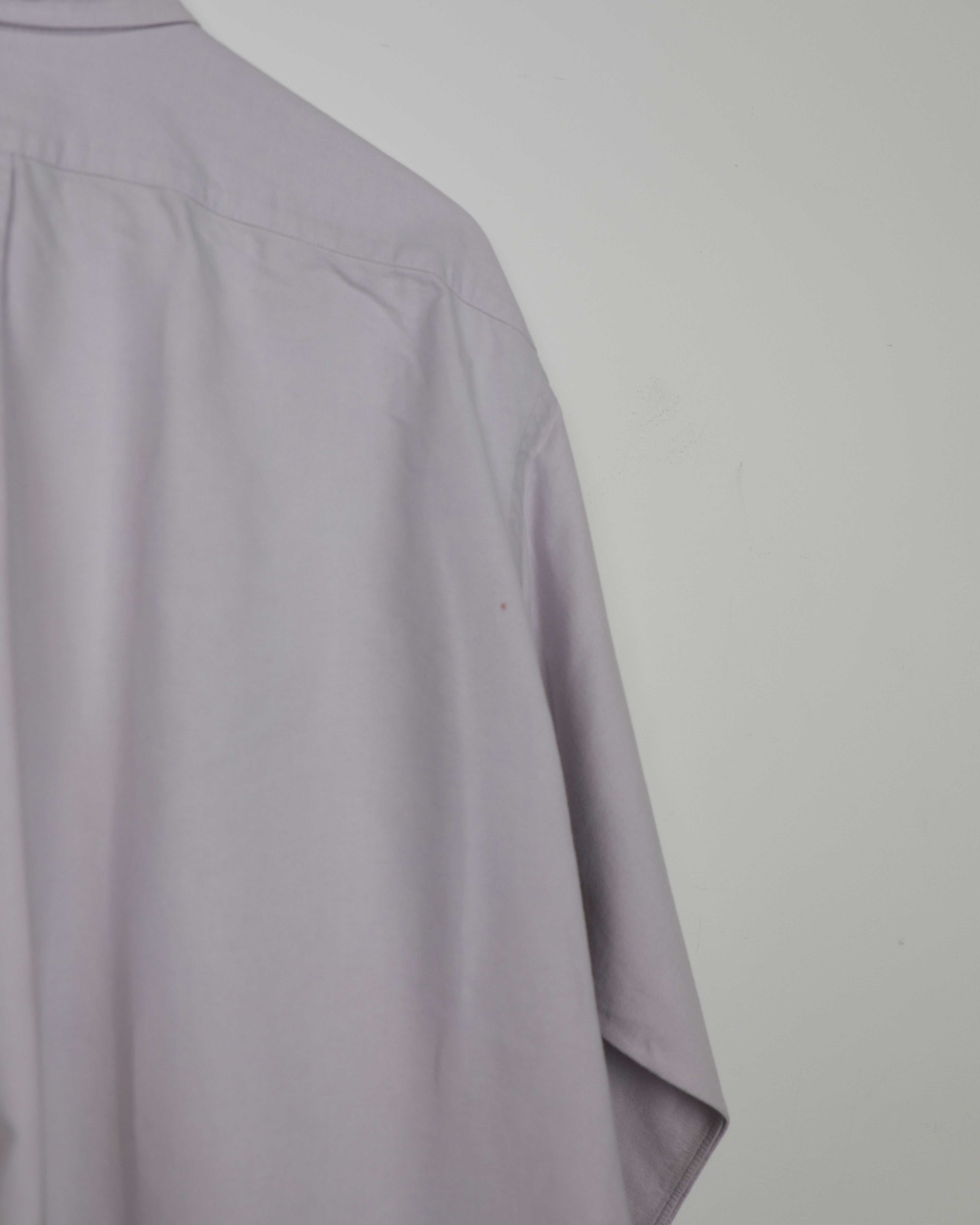 Cropped Ralph Lauren lilac striped shirt