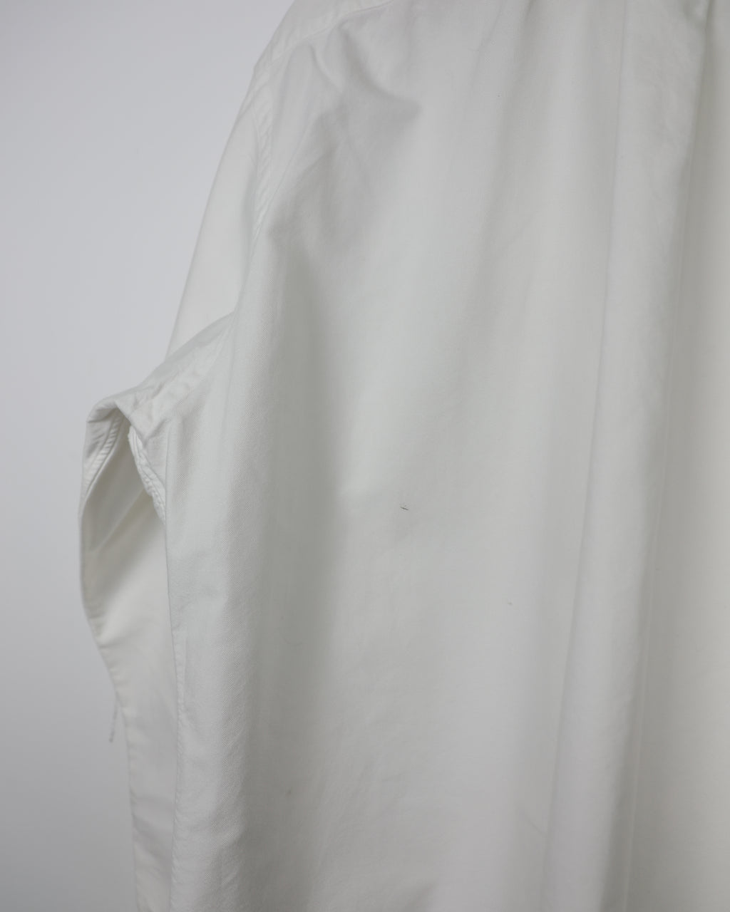 Cropped Ralph Lauren white and blue striped shirt