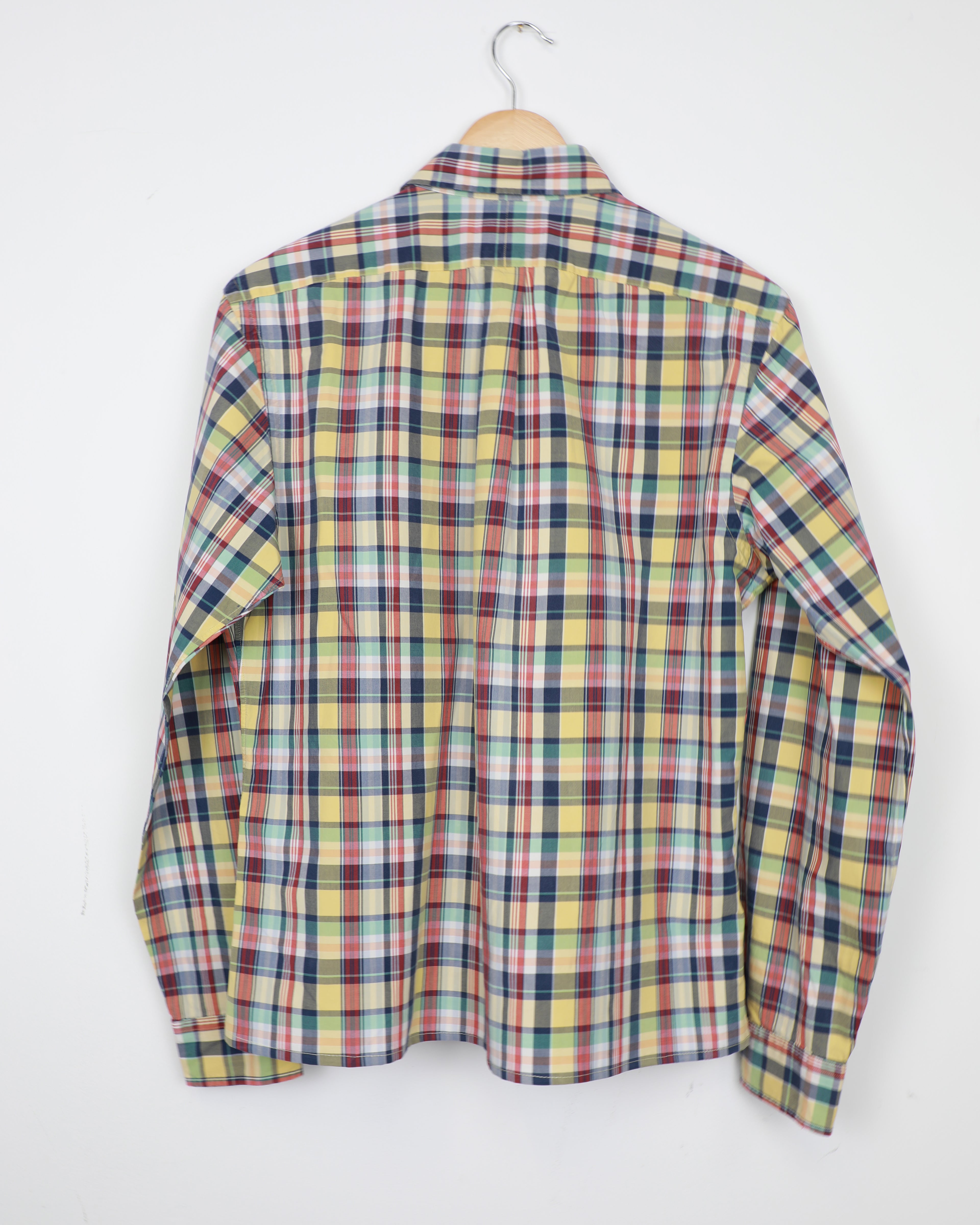 Cropped Ralph Lauren multicolour tartan shirt