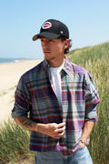 Ralph Lauren tartan cropped shirt
