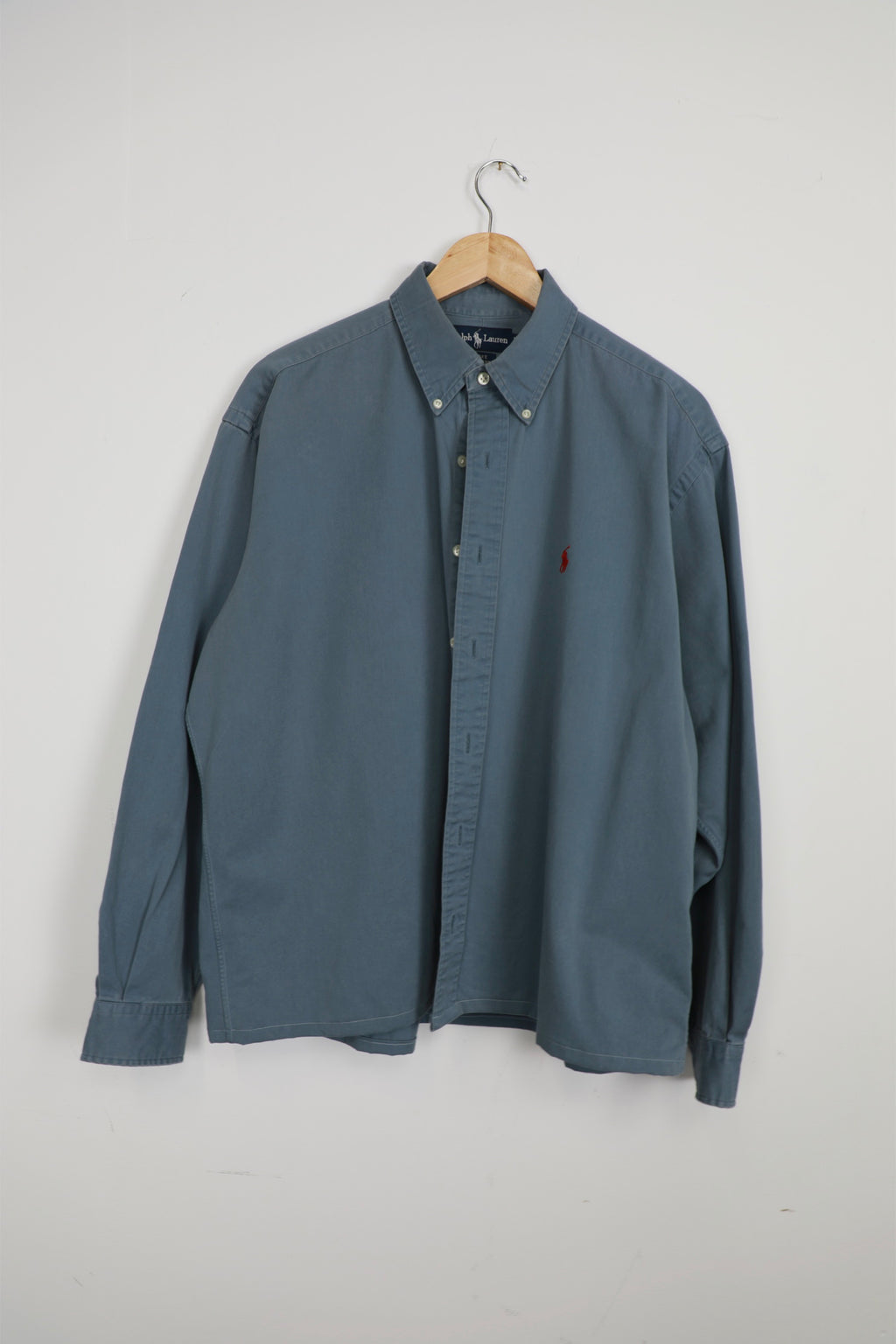 ralph Lauren dark blue Blake cropped shirt