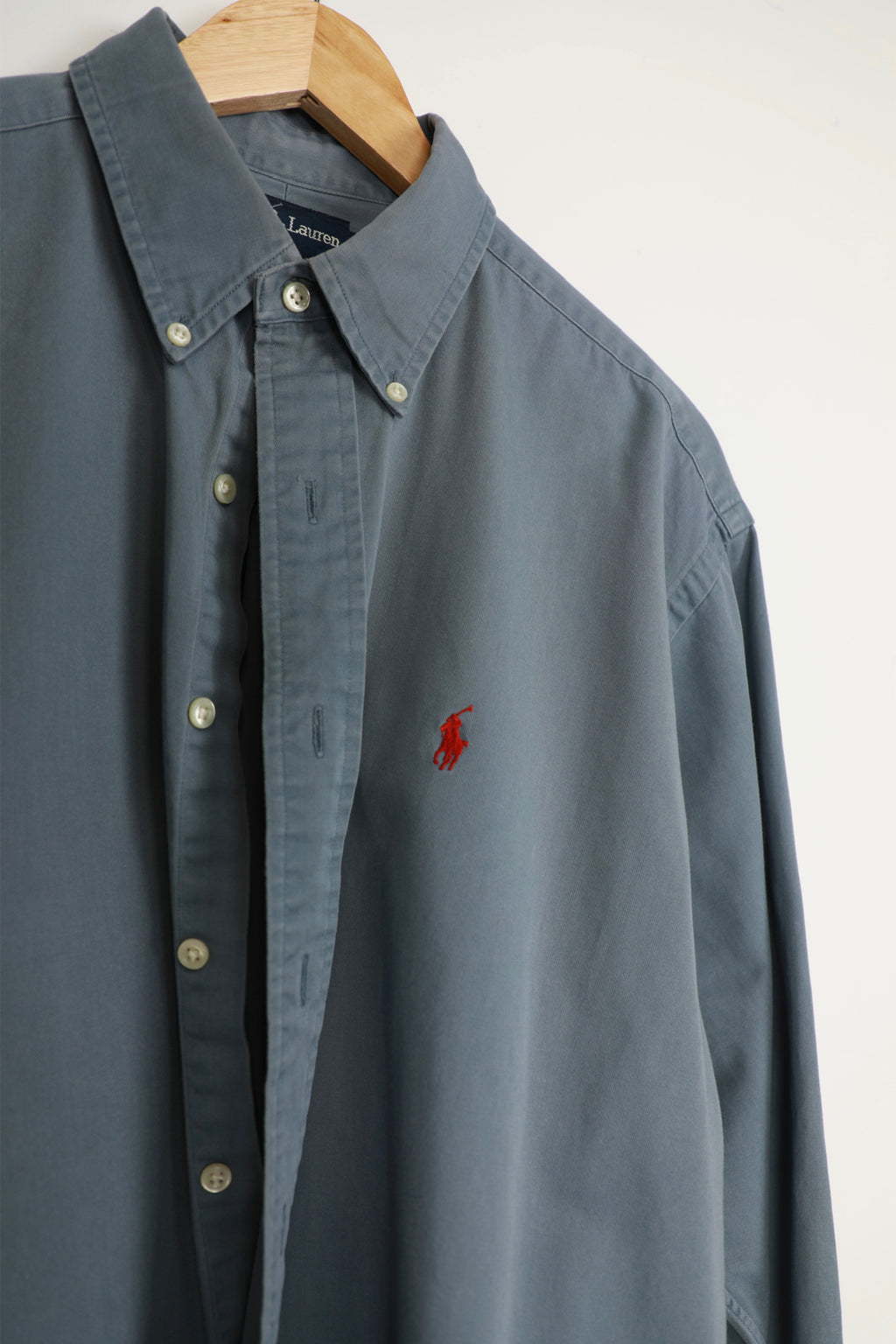 ralph Lauren dark blue Blake cropped shirt