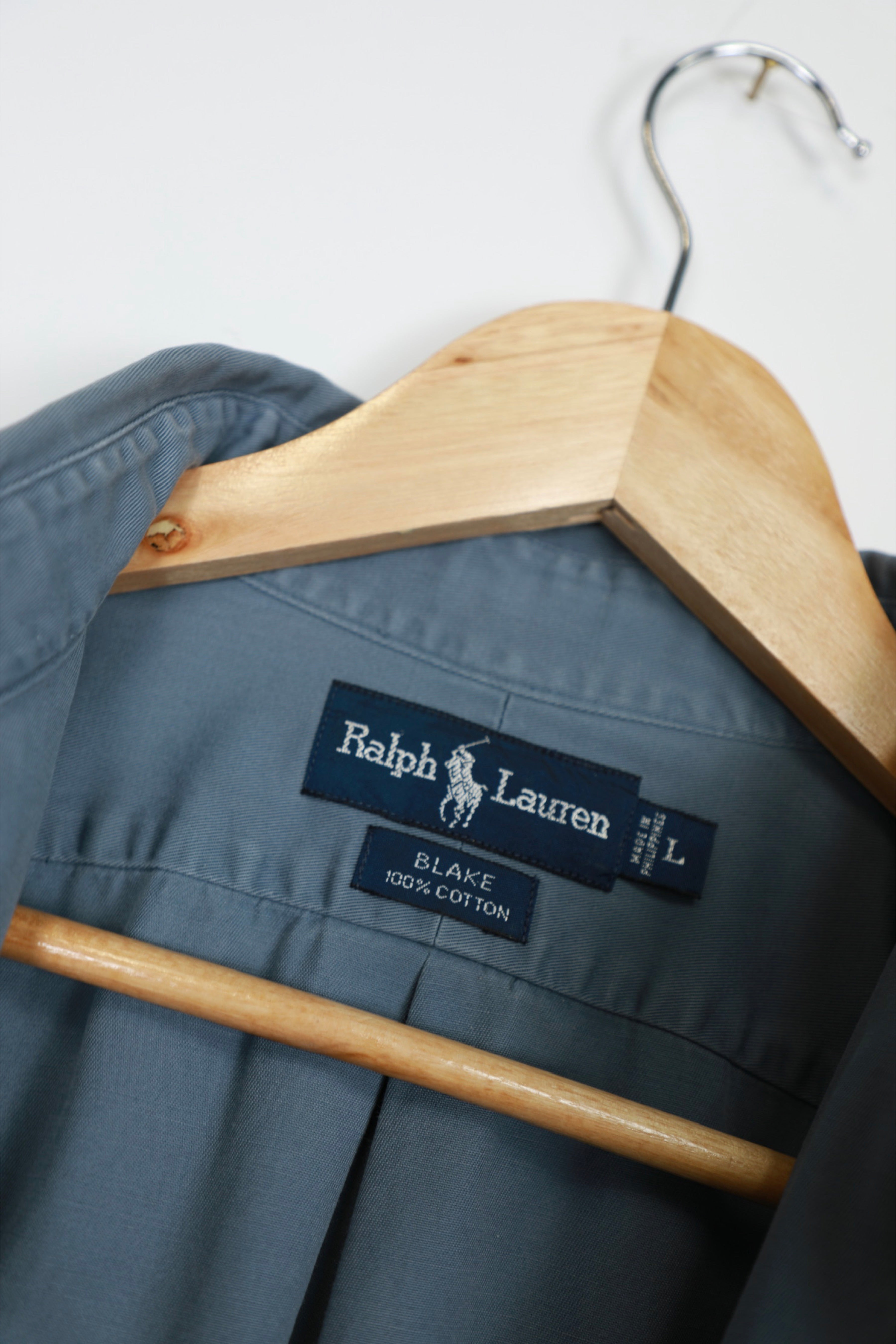 ralph Lauren dark blue Blake cropped shirt