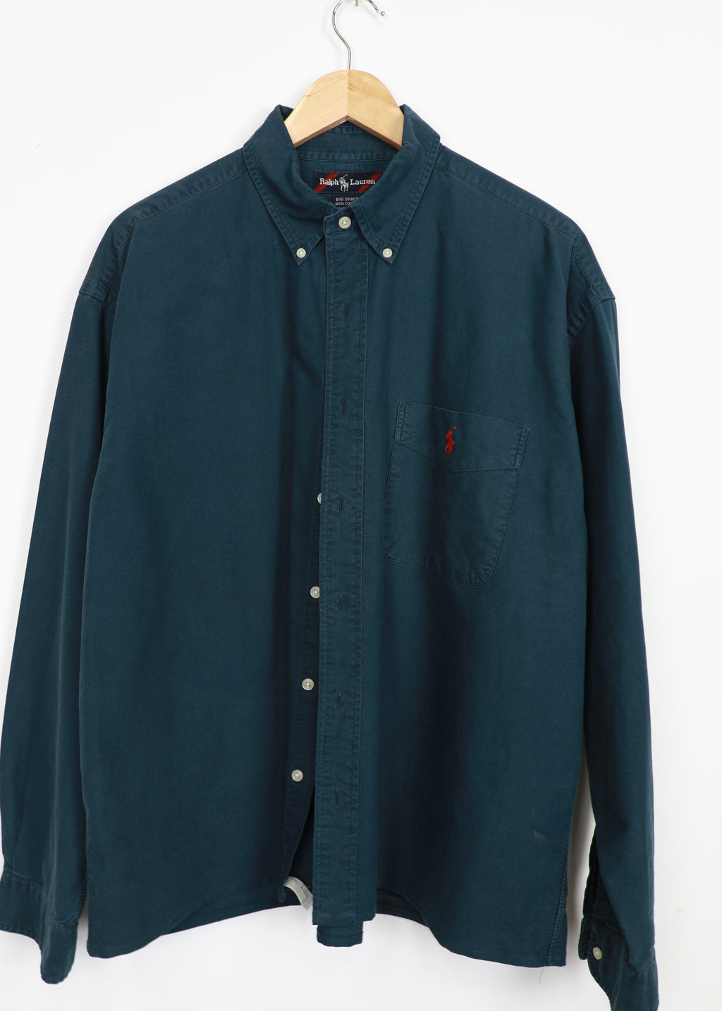 Ralph Lauren dark blue navy cropped shirt