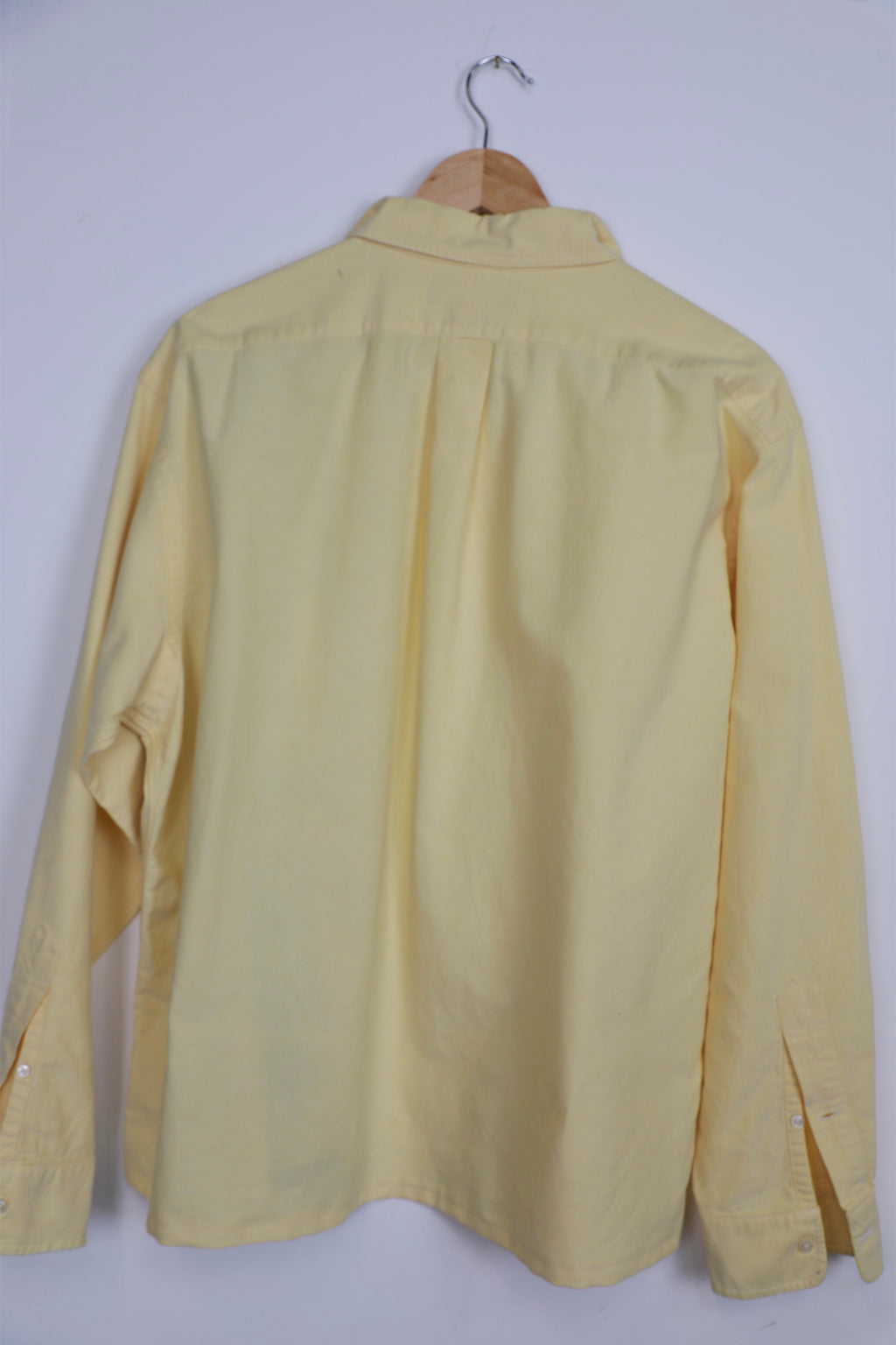 Ralph Lauren yellow striped cropped shirt