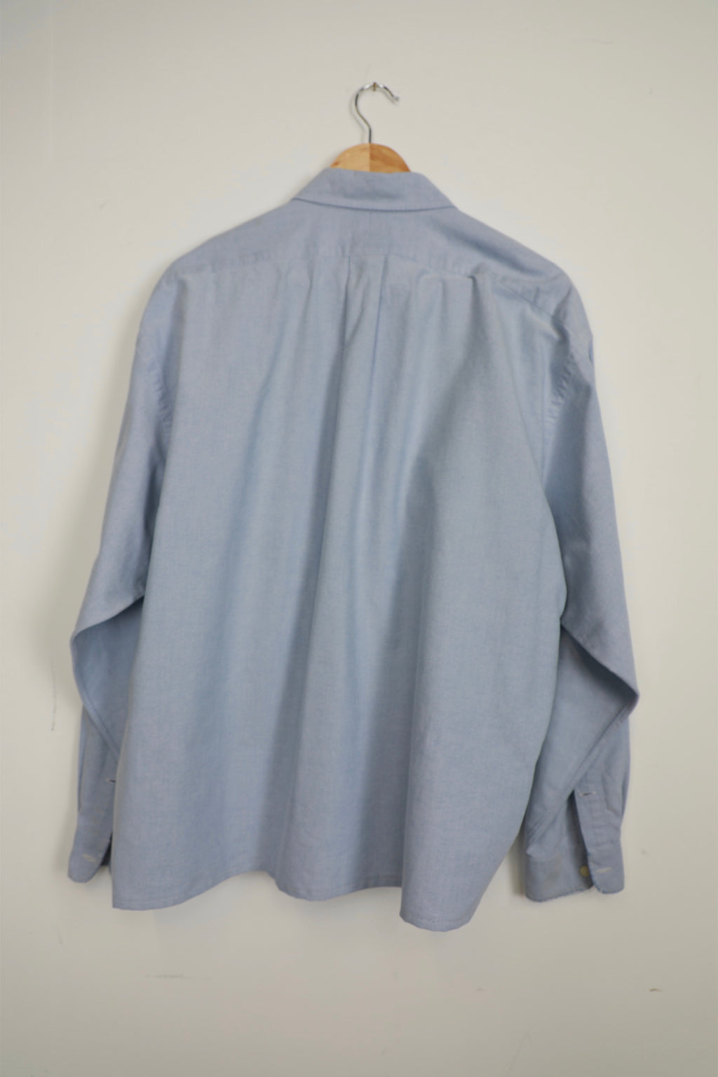 Ralph Lauren light blue cropped shirt