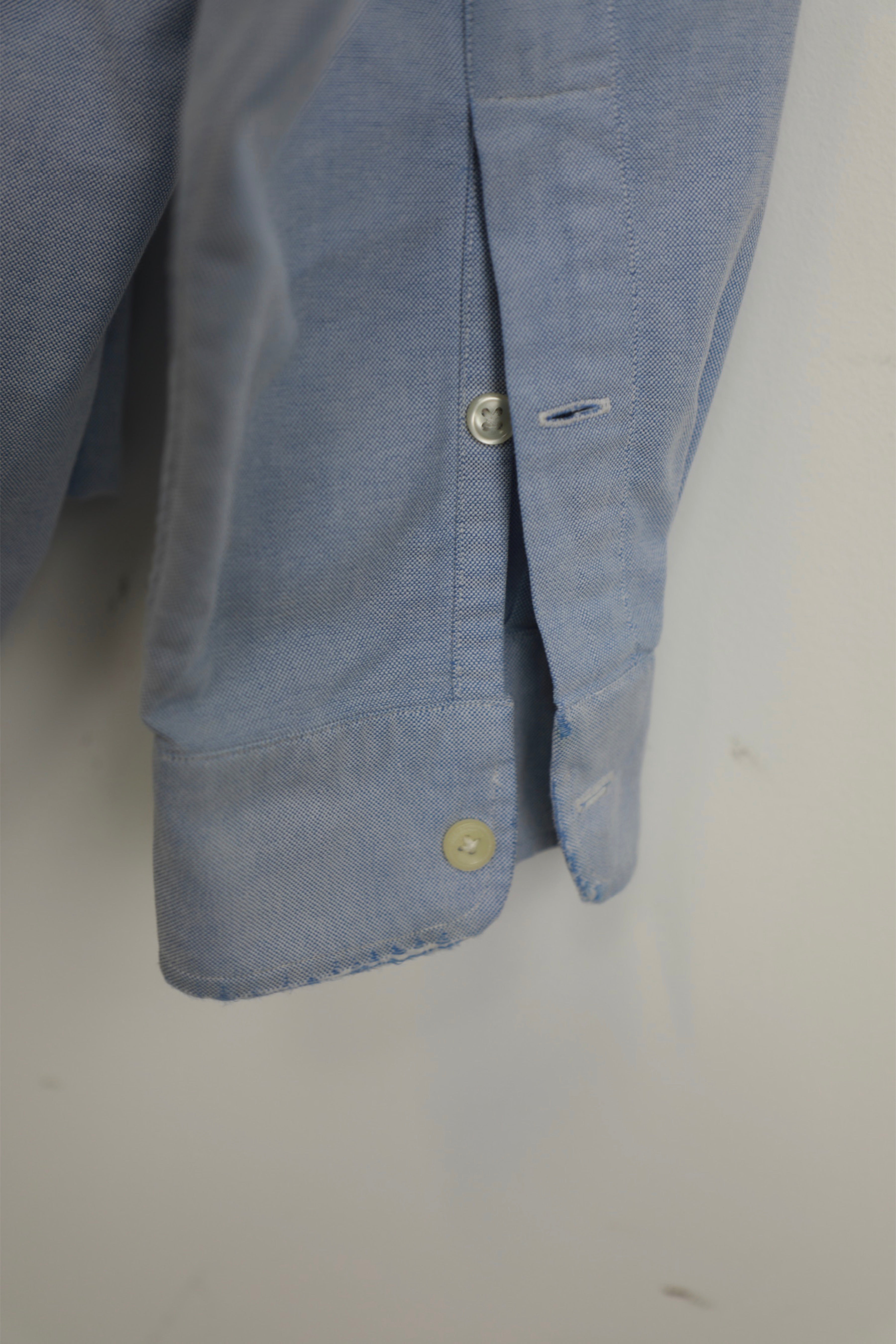 Ralph Lauren light blue cropped shirt