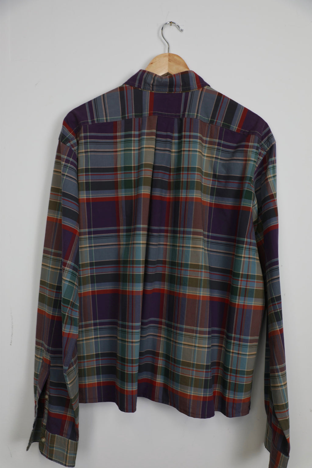 Ralph Lauren tartan cropped shirt