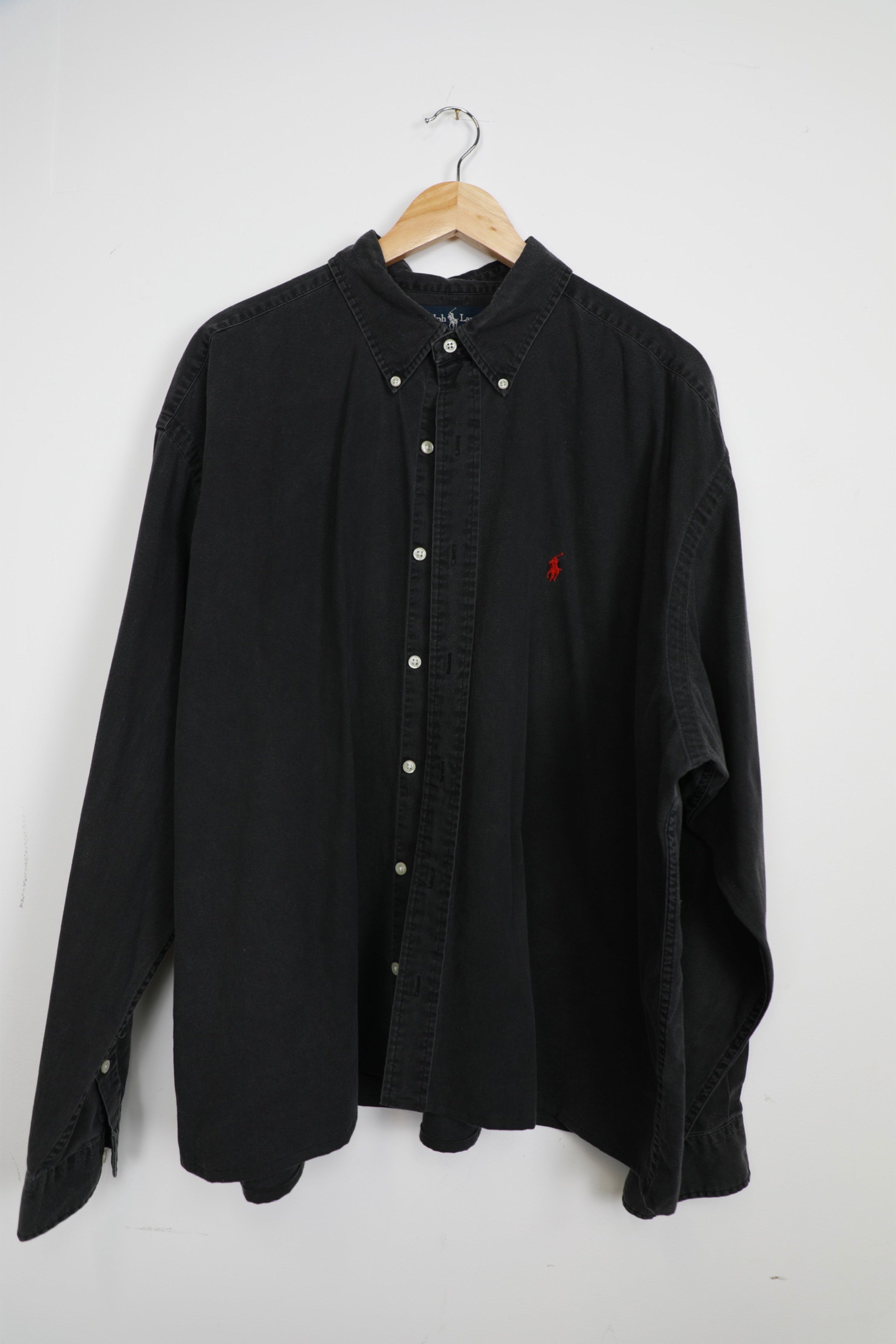 Ralph Lauren black cropped shirt