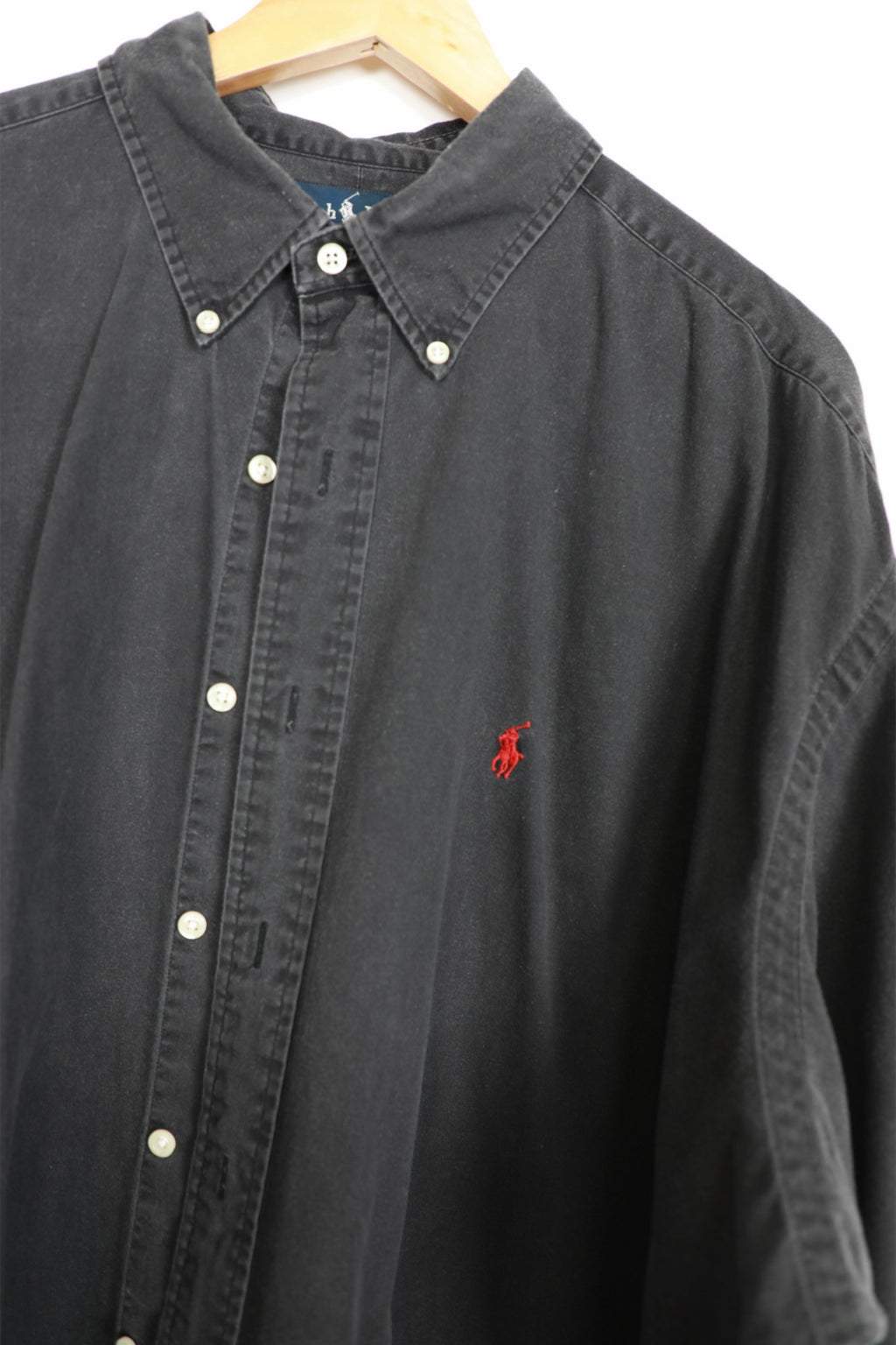 Ralph Lauren black cropped shirt