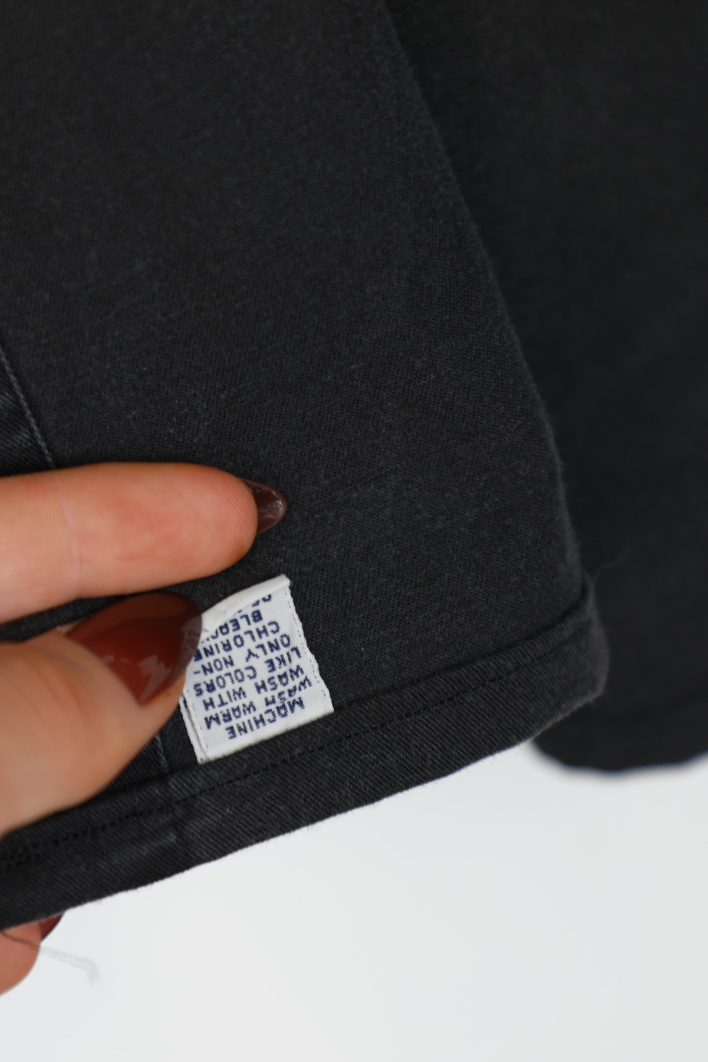Ralph Lauren black cropped shirt